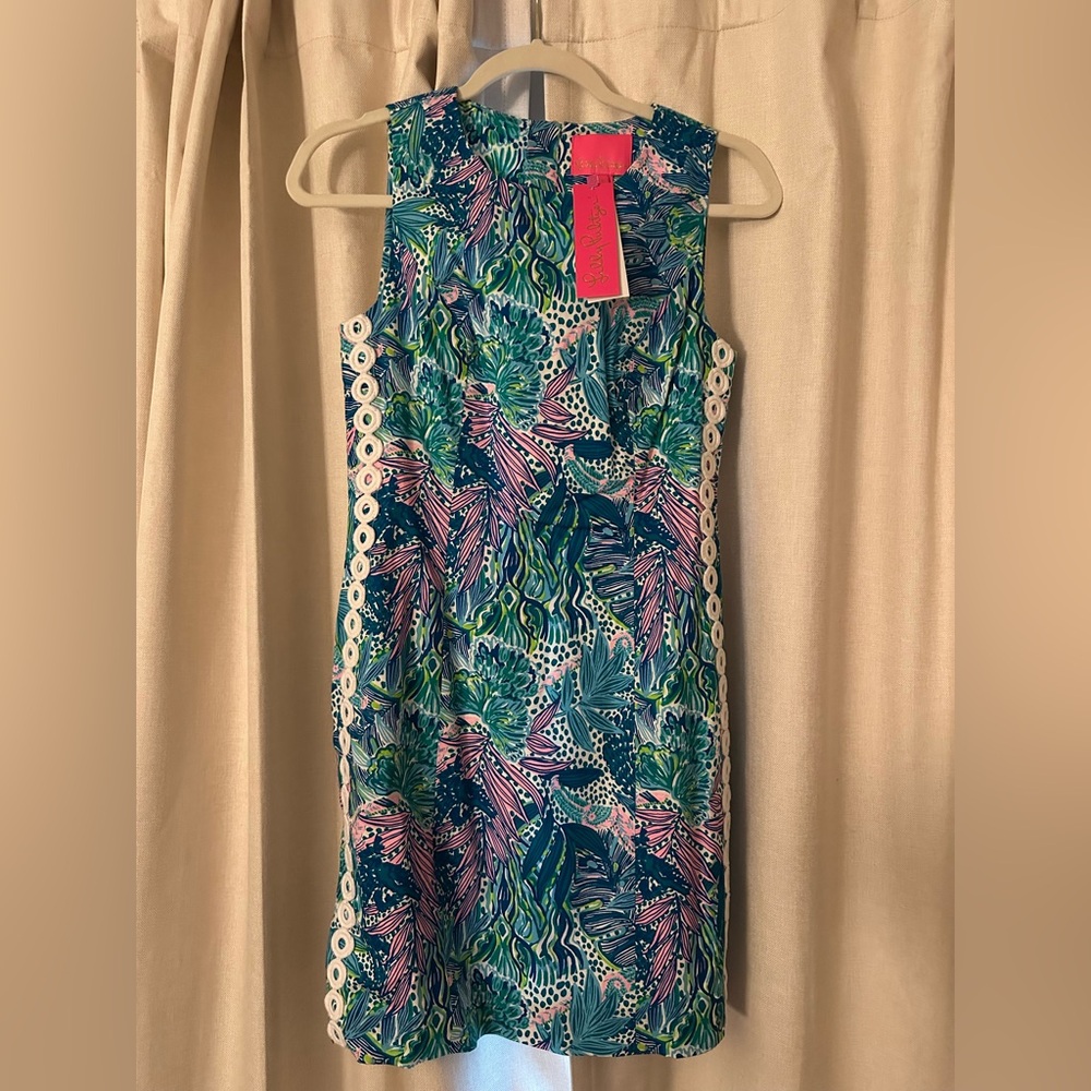 Lilly Pulitzer Holiday in the Sun Dress with Green and Blue